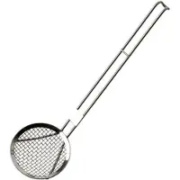 Lacor Edelstahl Netzschaumlöffel, Ø 16 cm, Länge 35 cm