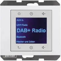 Berker 30847009 Radio DAB+, Bt., K.x pw., gl.