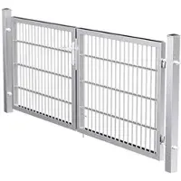 GAH Alberts Alberts 647926 Doppeltor Flexo mit Zubehör, feuerverzinkt, Breite 250 cm, Höhe 160 cm