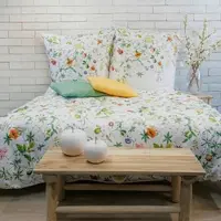 Fleuresse Mako-Satin Bettwäsche Bed Art S Southampton bunt 200x200 cm + 2x 80x80 cm - bunt