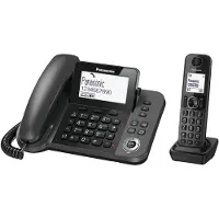 Panasonic KX-TGF310, DECT-Telefon, Freisprecheinrichtung, 100 Eintragungen, Anrufer-Identifikation, Schwarz