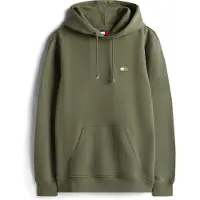 Tommy Hilfiger Herren Pullover & Cardigans Tjm Reg Badge Hoodie Ext - Olijf - Größe S