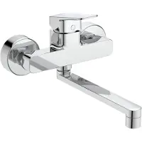 Ideal standard IDS Einhebel-Wand-Küchenarmatur CERAPLAN Auslauf 200mm, schwenkbar chrom