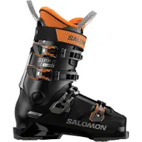 Salomon - Skischuhe - S/Pro Alpha 100 Gw Black/Dark Grey Met/Orange Tiger für Herren aus Wolle - Größe 45 2/3-46 1/3 - schwarz
