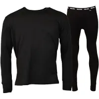 Helios Essential, Skiunterwäsche, Herren, schwarz, 2 Sets