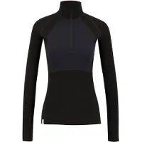 Ulvang Peak Map Half Zip, Funktionsshirt, Damen, schwarz/dunkelblau