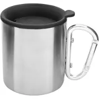 Tatonka Thermo-Becher Karabiner 250ml, Thermobecher, Silber