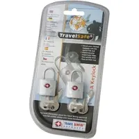 Travelsafe Reiseschloss TSA mit Schlüssel, 2 Stk.