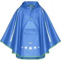 Playshoes Regenponcho faltbar in Blau | Gr.: XL