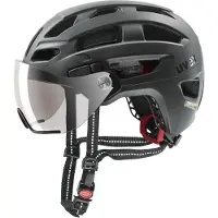 Uvex finale visor, Fahrradhelm, schwarz