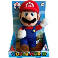 Simba Super Mario Bros Mario, bewegliches Plü schtier, 25 cm