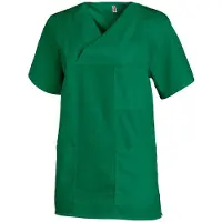 Leiber Schlupfkasack, kurzarm, unisex, grün 08/769/08-lV , Größe: IV (Damen 50/52 = XXL, Herren 56/58 = XL)