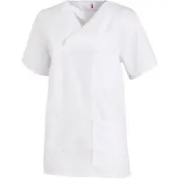 Leiber Schlupfkasack, kurzarm, unisex, weiß 08/769/01-lV , Größe: IV (Damen 50/52 = XXL, Herren 56/58 = XL)