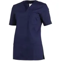 Leiber Kasack Schlupfjacke 08/1249/04, Damen, marine, kurzarm, waschbar bis 60 °C, Größe 36