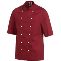 Leiber Kochjacke Unisex bordeaux 12/1094/21, Größe 52 - rot - 52