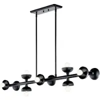 Kichler Elstead Palta Pendelleuchte E14 10-fach Satinschwarz Schwarz