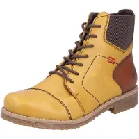 Rieker Schnürstiefeletten Damen 32303937313237 Gelb 36 EU