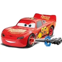 Revell 06562 Build & Play: Lightning McQueen Disney-Cars - with Authentic Lights & Sounds - 1:20 Scale Unbuilt Scale Unbuilt Pre-Coloured Toy - 19 Parts - from 4 Years+