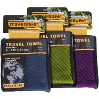 Travelsafe Reisestuch Mikrofaser S, limonengrün