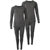 Accezzi Merino, Skiunterwäsche, Damen, grau, 2 Sets