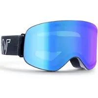 Skisport.dk Master, Skibrille, schwarz/blau