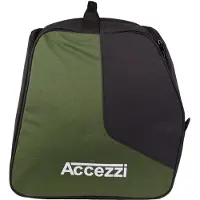 Accezzi schuh- und helmtasche, dunkelgrün