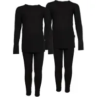 Accezzi Skiunterwäsche, Junior, schwarz, 2 Sets