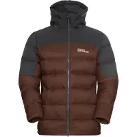 Jack Wolfskin Daunenjacke "NEBELHORN DOWN HOODY M RDS" mit Kapuze