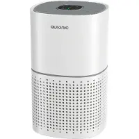 Auronic Luftreiniger Fresh mit HEPA 13 Filter, Ionisator und Aktivkohlefilter - Räume bis 45m² - CADR-Wert von 225m³/h - Air Purifier - Weiß