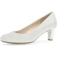 Gabor 01.400 Damenschuhe - Pumps silber Elegant
