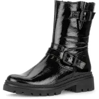 Gabor Bikerboots "FLORENZ", Blockabsatz, Stiefelette mit einer Schafthöhe von 21 cm, G-Weite