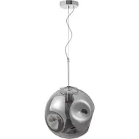 Nova Luce MAYAN Pendelleuchte E27 Chrom 120x30cm dimmbar 9988103
