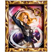 Infinity Studio League of Legends PVC 3D Bilderrahmen The Lady of Luminosity - Lux