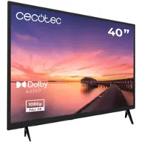 Cecotec 00993, 101,6 cm (40"), 1920 x 1080 Pixel, Full HD, LED, DVB-C, DVB-S, DVB-S2, DVB-T, DVB-T2, Schwarz