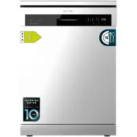Cecotec Bolero Aguazero 6500 Inox C, Freistehend, Standardgröße (60 cm), Edelstahl, Berührung, Schublade, 15 Maßgedecke