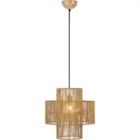 Markslöjd Soga 1 Pendelleuchte Natural , Soga, Beige, für Wohnzimmer, Sonstige