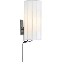 Markslöjd Wandlampe Hikari, weiß / opal, für Wohn- / Esszimmer, Textil / Stoff / Seide, Wandleuchte, Wandlampe Innen