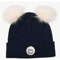 Viking Play Pon Pon Wool Mütze, Navy, 54-56