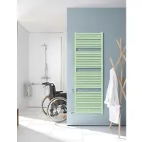 Zehnder Design-Heizkörper Toga TO-180-060, 1760x35x600 mm, RAL 9010, montagefertig mit Wandkonsolen