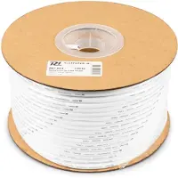 PD Connex 100V luidsprekerkabel 2x 1,5 mm² 15a - Wit - 100 Meter Rol