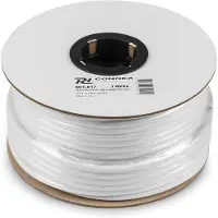 PD Connex RX10W 100V Lautsprecherkabel Rund 2 x 1,5mm² weiß 50m