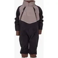 Lindberg Stormy Windfleece-Overall, Schwarz/Grau, 86
