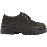 Art für Damen. 119521301003_001 Lederschuhe 1952 Amberes schwarz (39), 3 bis 5 cm, Schnürsenkel, Lässig