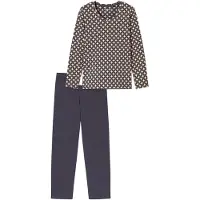 Schiesser Pyjama in Anthrazit - 36