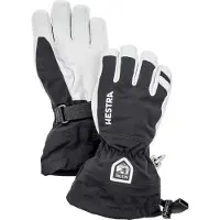 Hestra Army Leather Heli JR Ski Handschuhe, Schwarz, 4