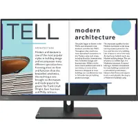 Lenovo ThinkVision S25e-30, 62,2 cm (24.5"), 1920 x 1080 Pixel, Full HD, LED, 6 ms, Grau