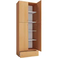 VCM Büroschrank Aktenschrank Lona 5-fach Schublade Drehtüren