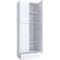 VCM Aktenschrank Lona XXL Weiß