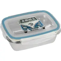 Geda Brotdose VW Bulli Edelstahl blau 850ml