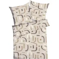 Kaeppel Biber Bettwäsche Elements cappuccino 155x220 cm + 80x80 cm